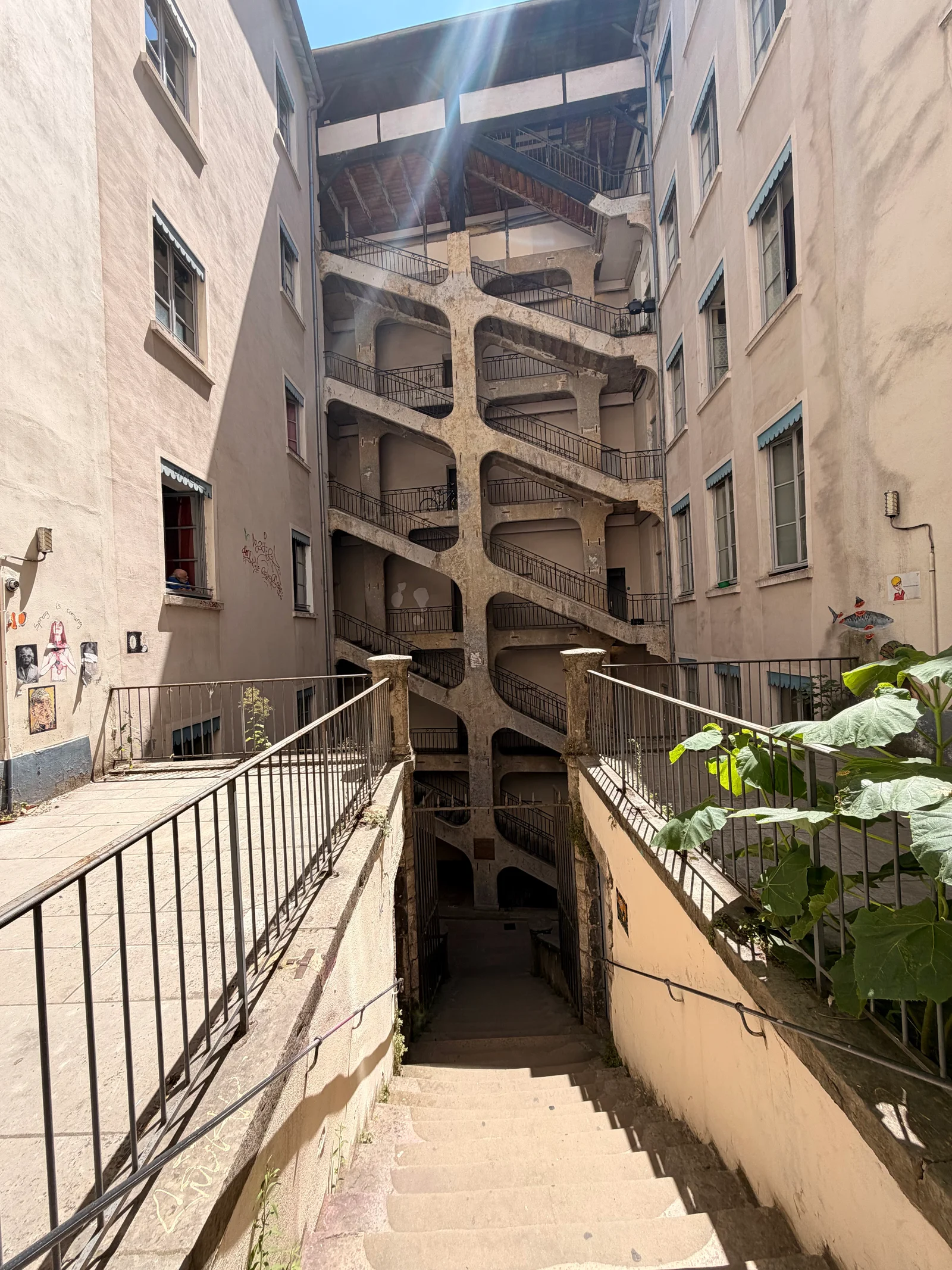 Kids activities at Traboule et Cour des Voraces Lyon — family travel photo