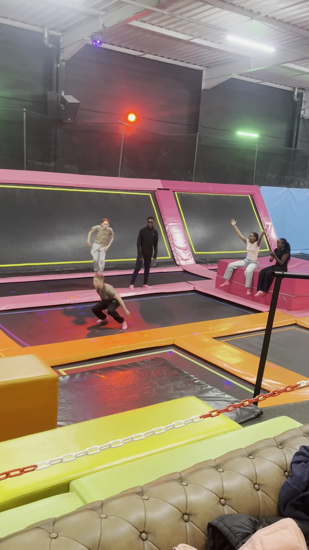 Outdoor views at Trampoline Park Lyon Lyon — family travel photo