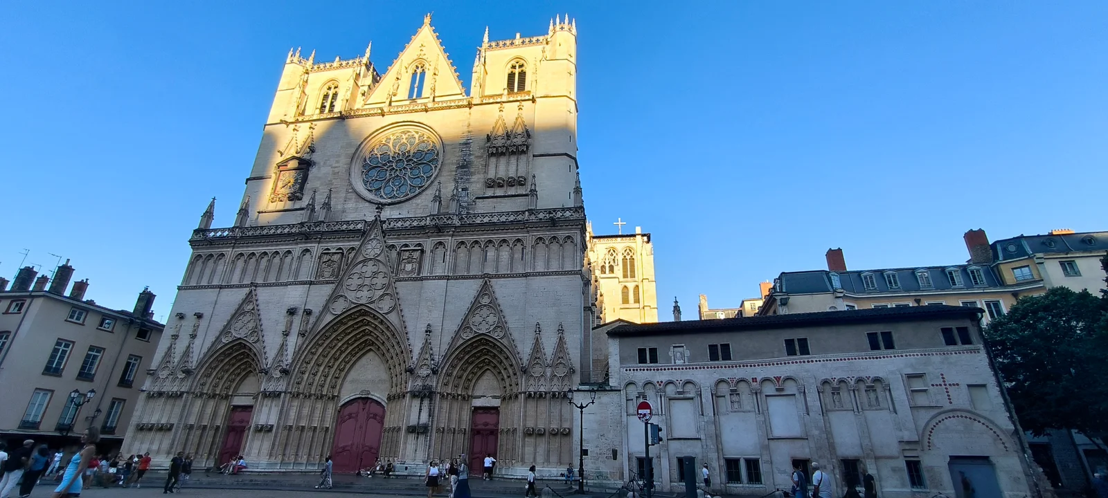 Kids activities at Cathédrale Saint-Jean-Baptiste Lyon — family travel photo