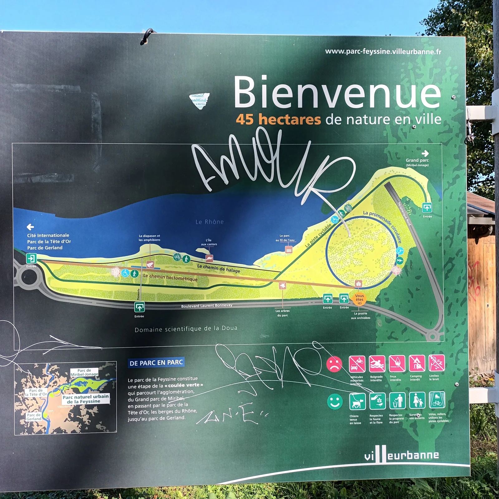 Kids activities at Parc naturel de la Feyssine Lyon — family travel photo