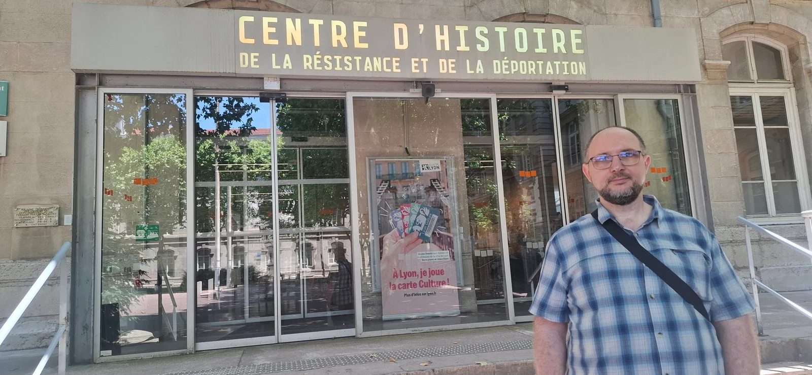 Kids activities at Centre d'Histoire de la Résistance et de la Déportation Lyon — family travel photo