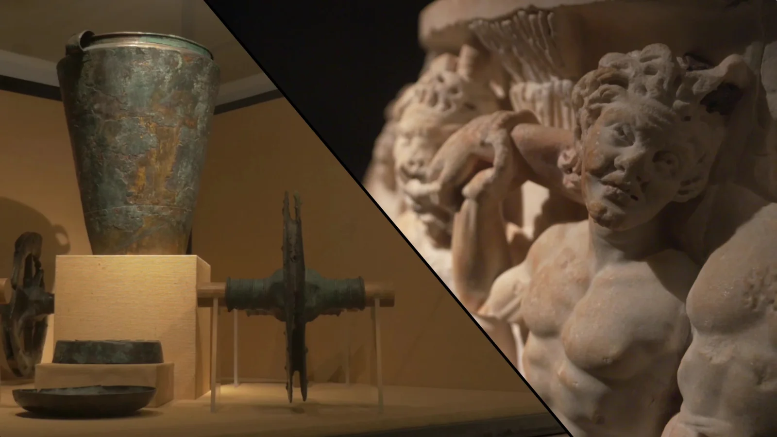 Interactive zones at Gallo-Roman Museum of Lyon-Fourvière Lyon — family travel photo