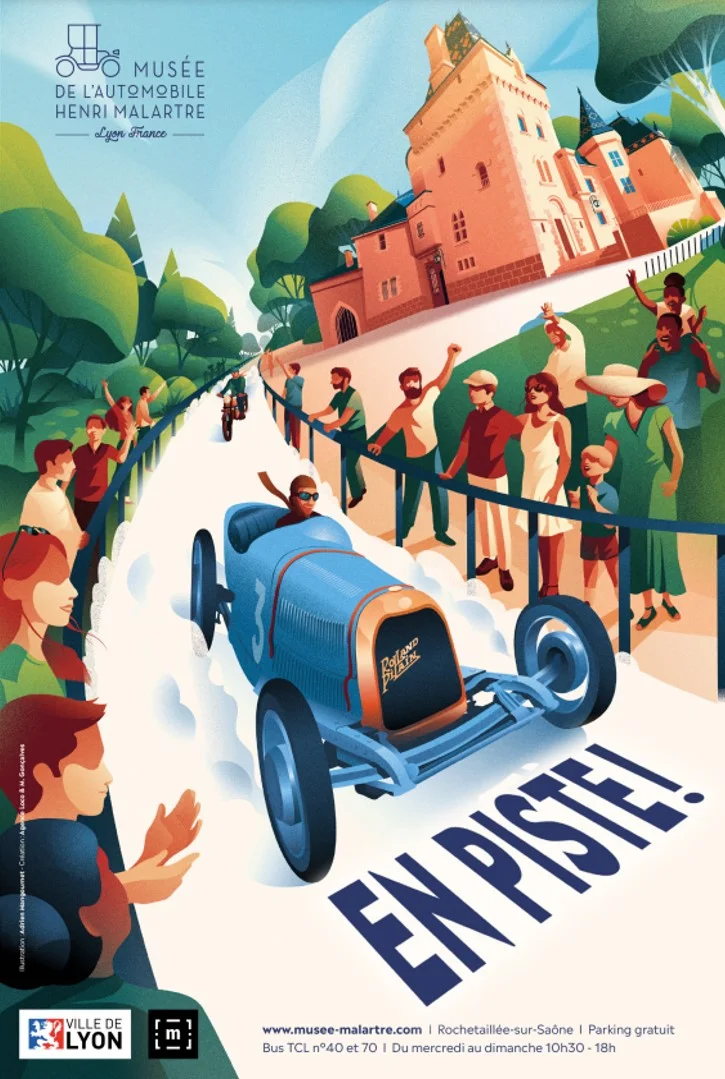Kids activities at Musée de l'automobile Henri Malartre Lyon — family travel photo