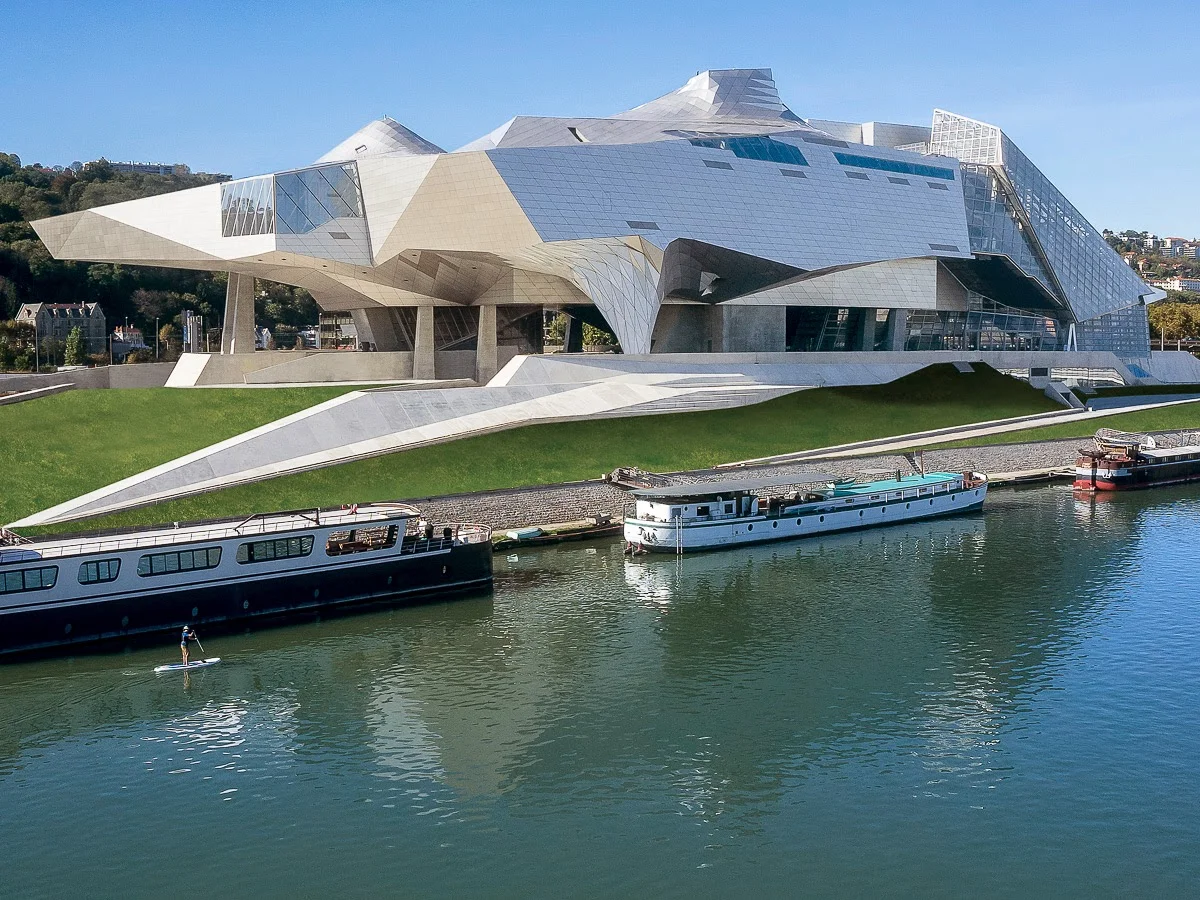Interactive zones at Musée des Confluences Lyon — family travel photo