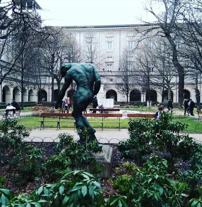 Outdoor views at Museum of Fine Arts of Lyon Lyon — family travel photo