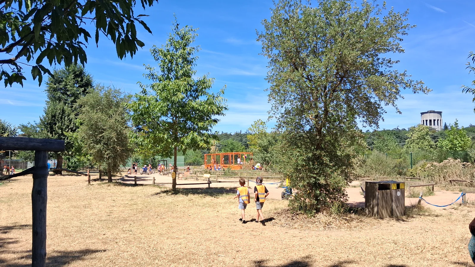 Kids activities at Parc de Parilly Lyon — family travel photo
