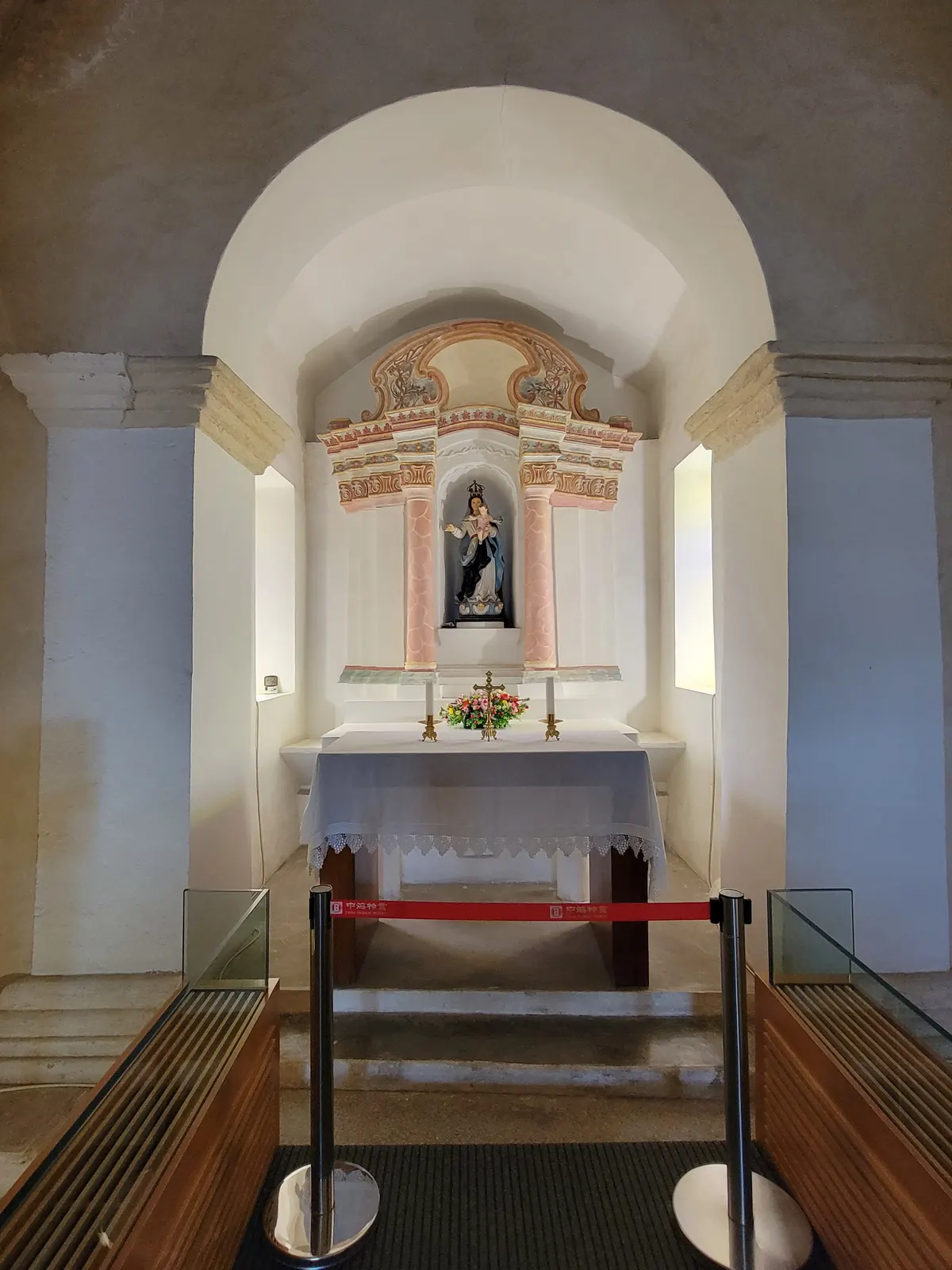 Interior at Guia Fortress and Lighthouse Macau — travel photo