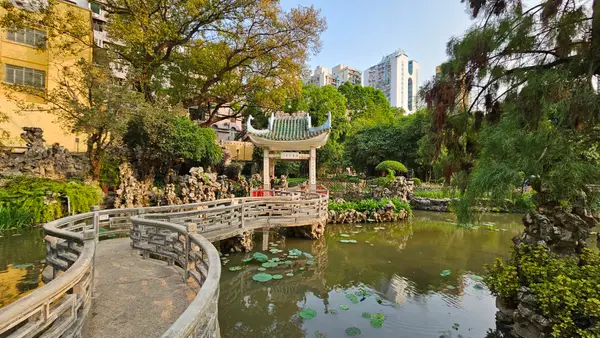 Details at Lou Lim Ioc Garden Macau — travel photo