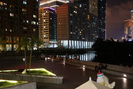 Details at Av. View of Lake Nam Van Macau — travel photo