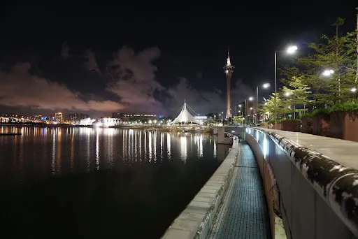 Around the area at Av. View of Lake Nam Van Macau — travel photo
