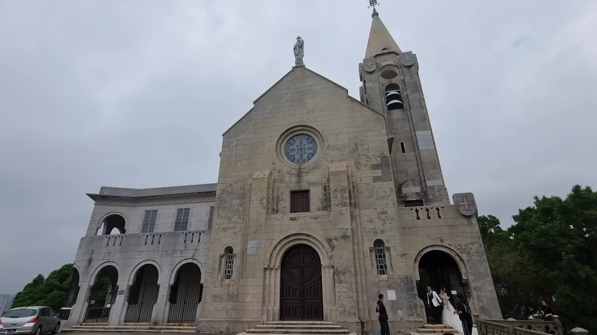 Interior at Chapel of Our Lady of Penha Macau — travel photo