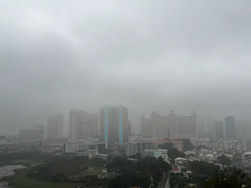 Interior at Taipa Grande Viewing Platform Macau — travel photo