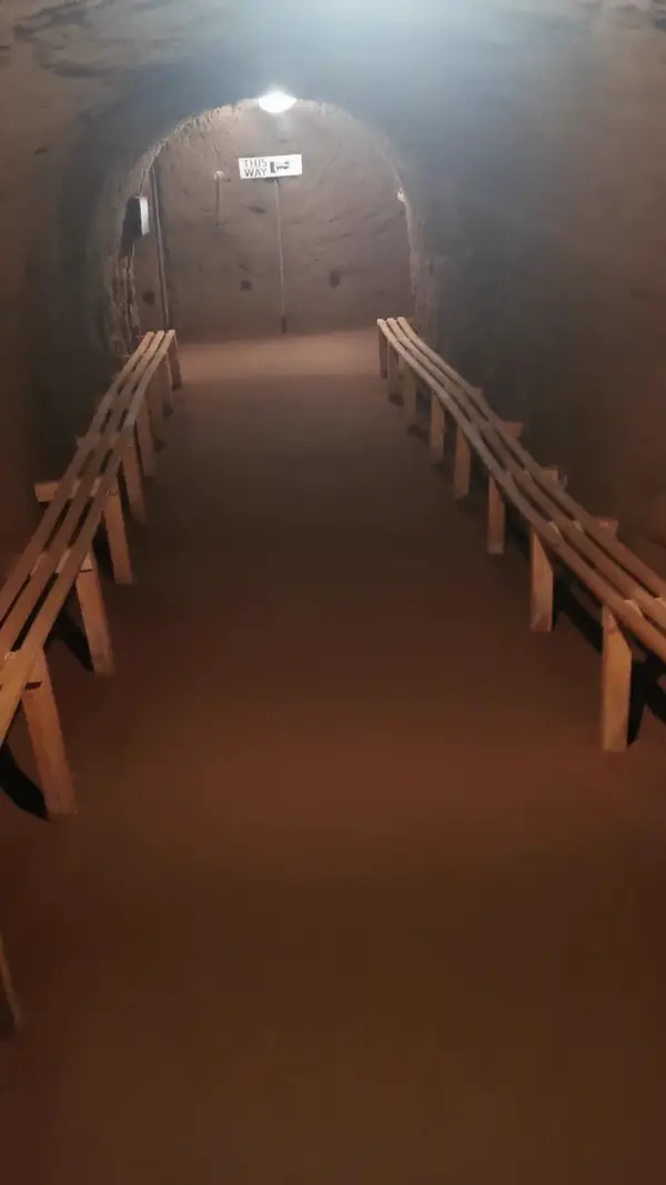 Interior at Stockport Air Raid Shelters Manchester — travel photo