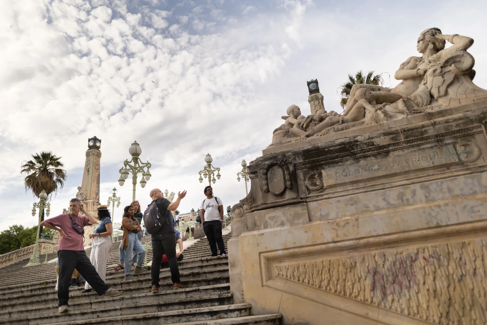 Family areas at Mars et l'empire, visite post-coloniale de Marseille Marseille — family travel photo