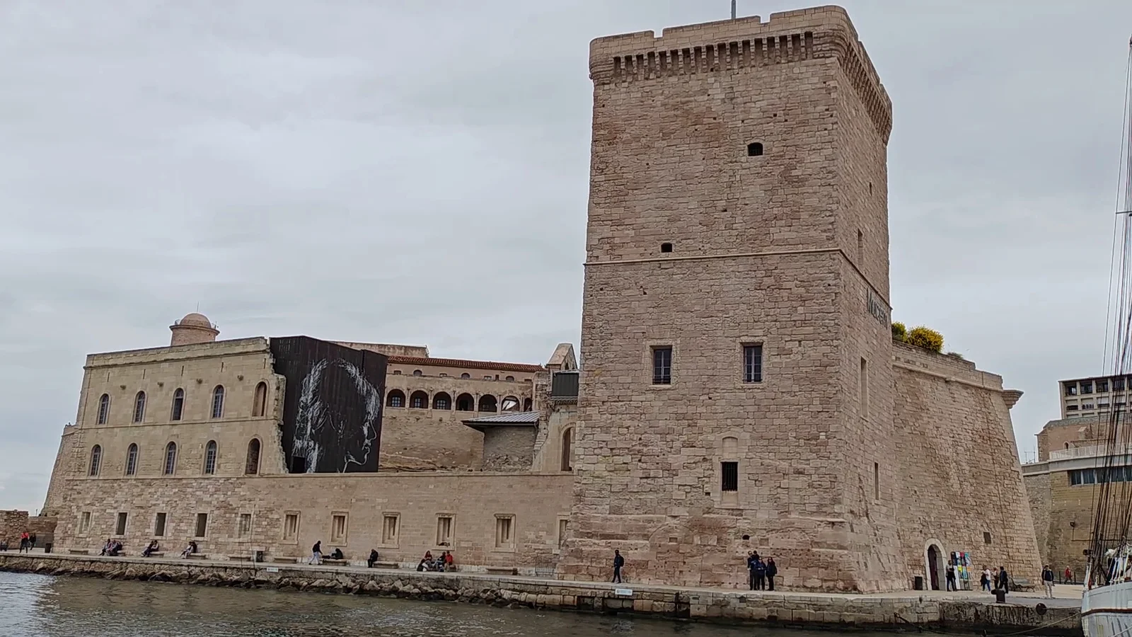 Family areas at Place d'Armes Marseille — family travel photo