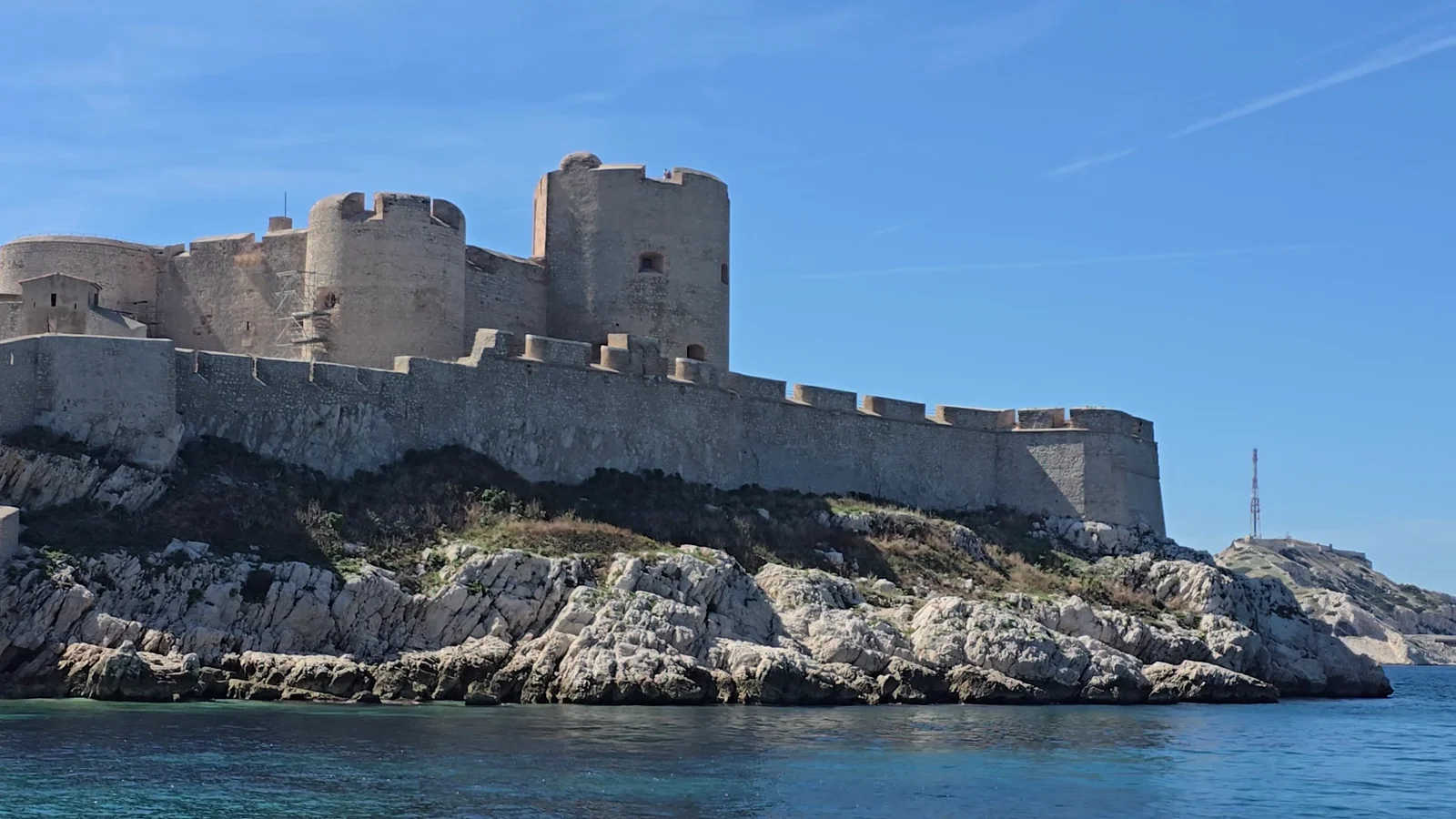 Family areas at Château d'If Marseille — family travel photo
