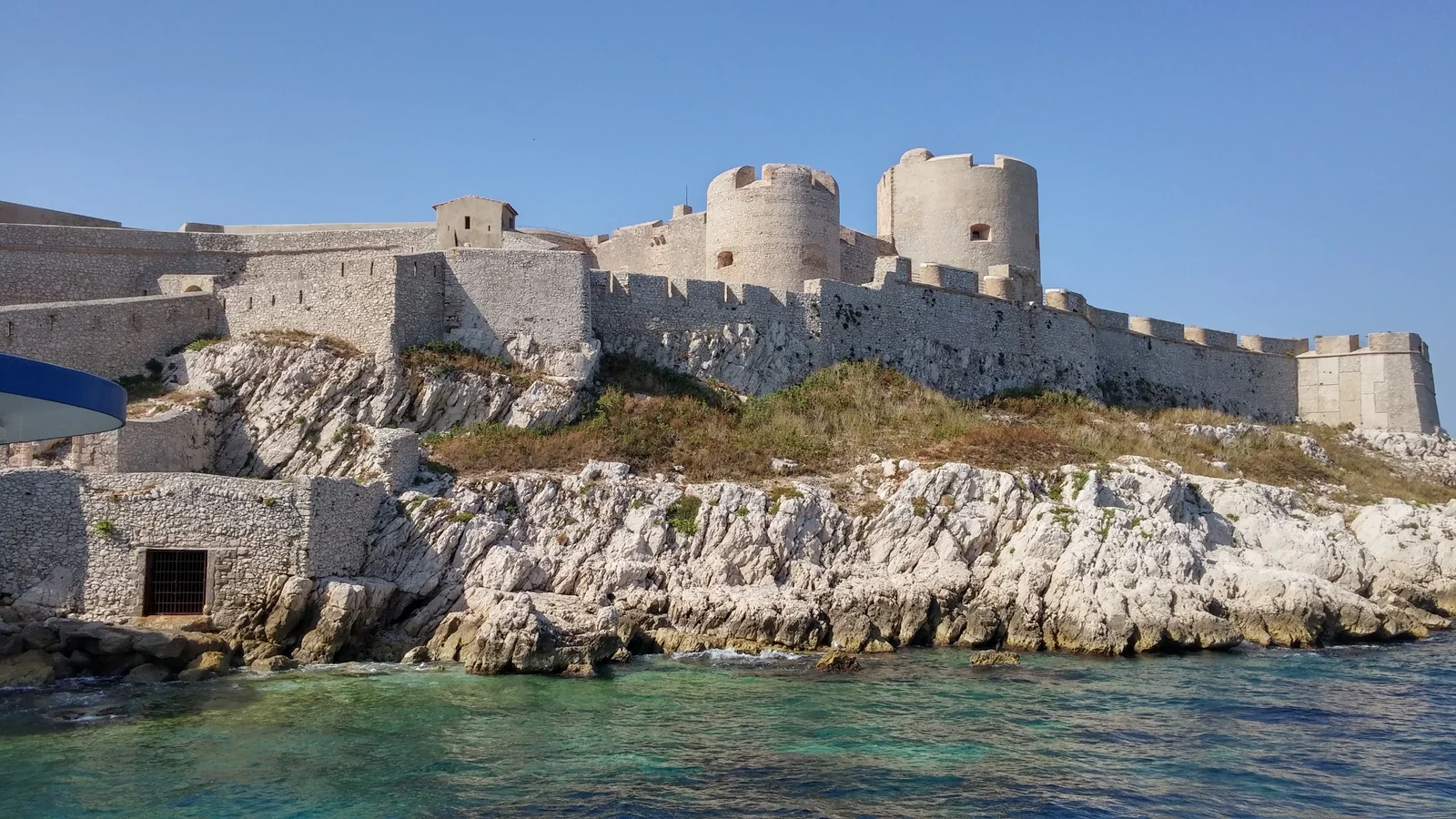Outdoor views at Château d'If Marseille — family travel photo