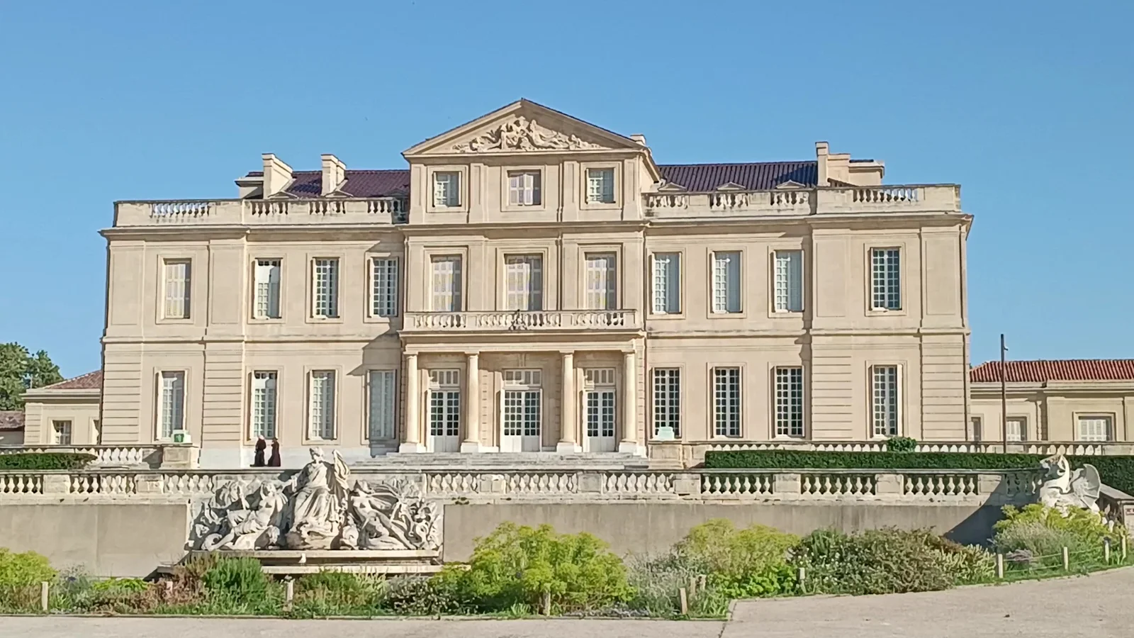 Family areas at Parc Borély Marseille — family travel photo