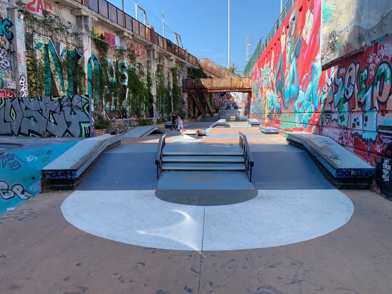 Kids activities at Skatepark La Friche Marseille — family travel photo