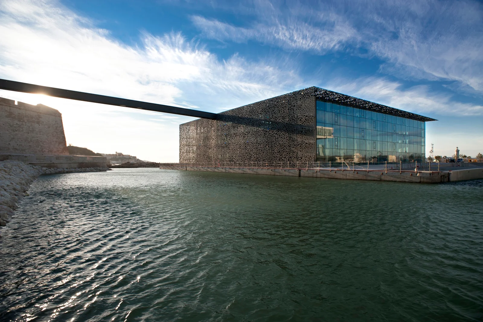 Outdoor views at Museum of European and Mediterranean Civilisations Marseille — family travel photo
