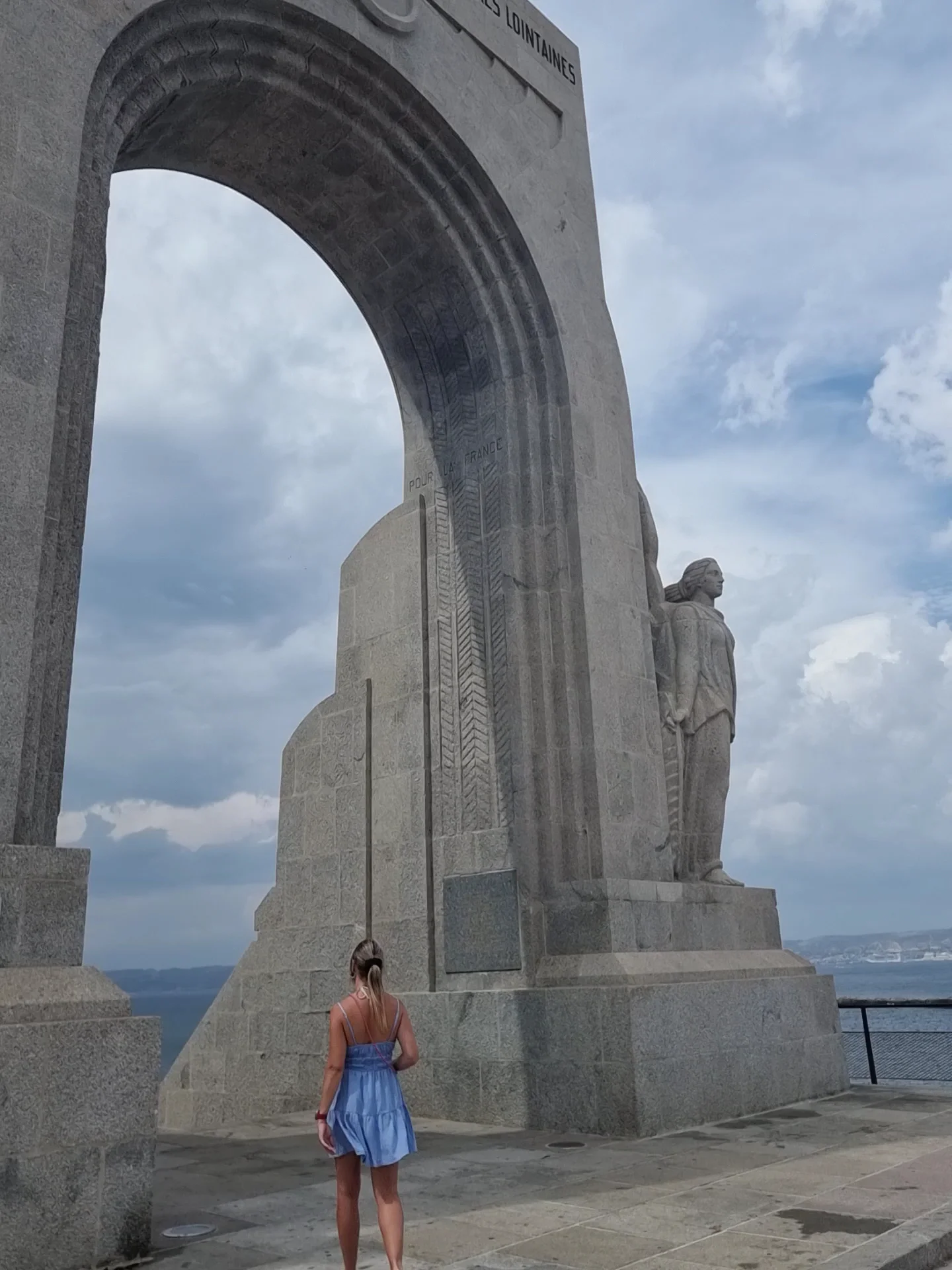 Family areas at La Corniche Kennedy Marseille — family travel photo