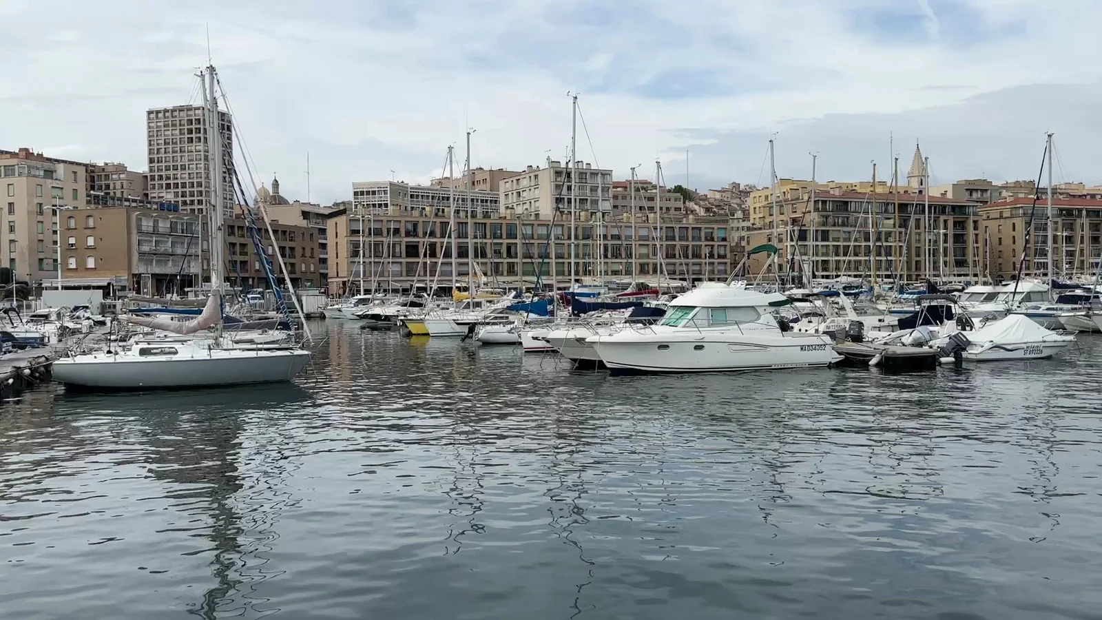 Family areas at Le vieux Port Marseille — family travel photo