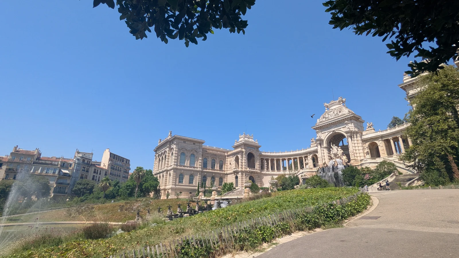 Kids activities at Palais Longchamp Marseille — family travel photo