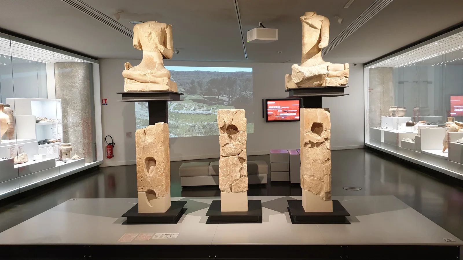 Outdoor views at Marseille History Museum Marseille — family travel photo