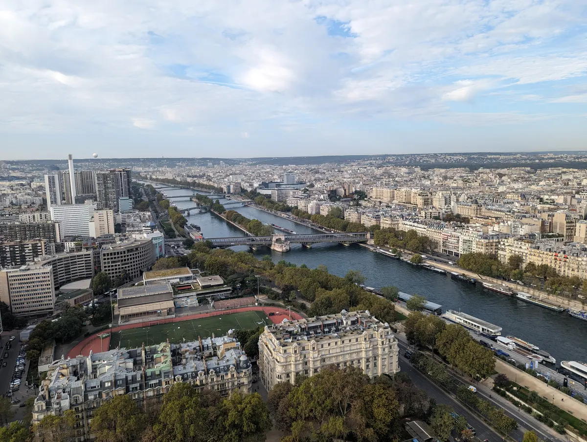 Atmosphere at Champ de Mars Paris — travel photo