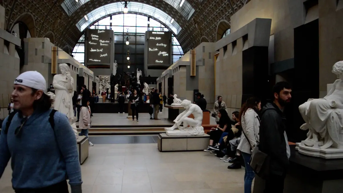 Interior at Musée d'Orsay Paris — travel photo