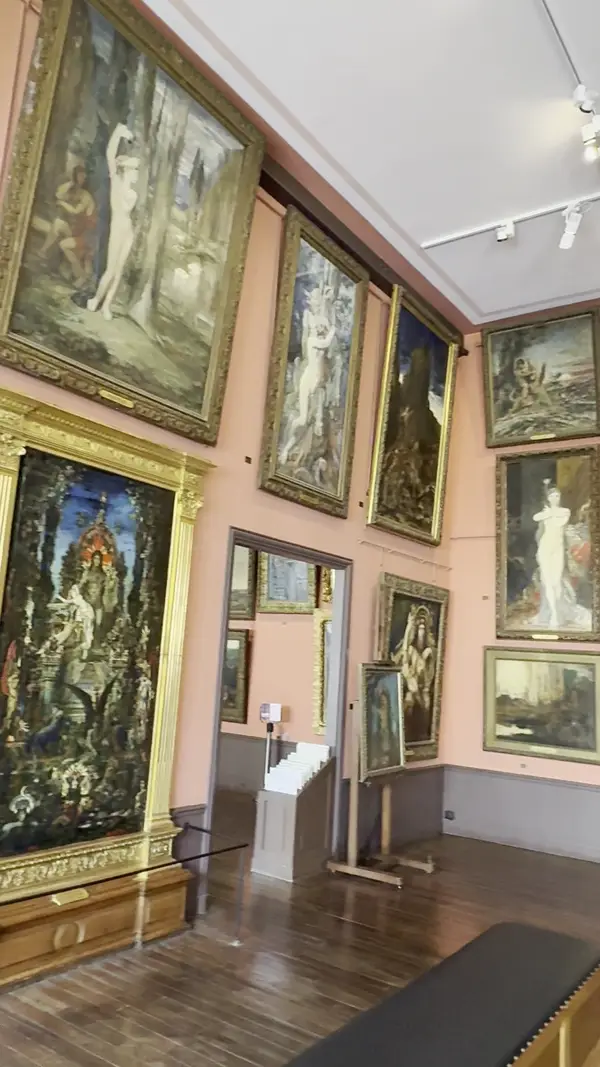 Interior at Gustave Moreau Museum Paris — travel photo