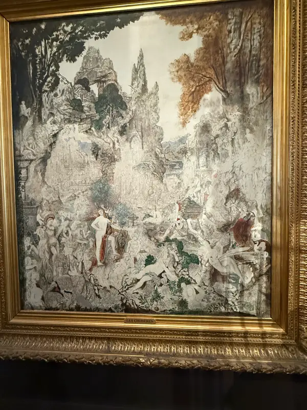 Details at Gustave Moreau Museum Paris — travel photo