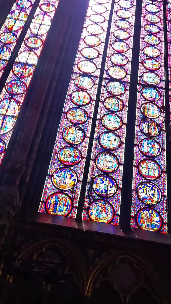 Interior at Sainte-Chapelle Paris — travel photo