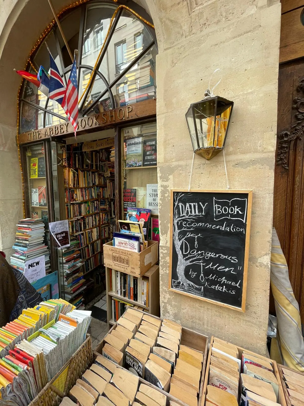 Around the area at The Abbey Bookshop Paris — travel photo