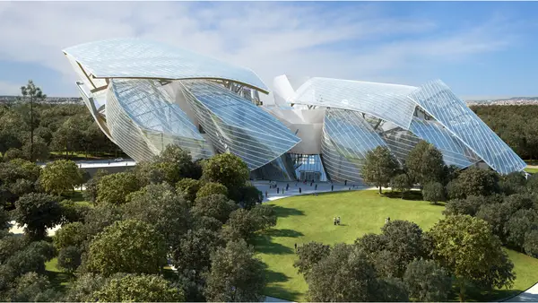 Details at Fondation Louis Vuitton Paris — travel photo