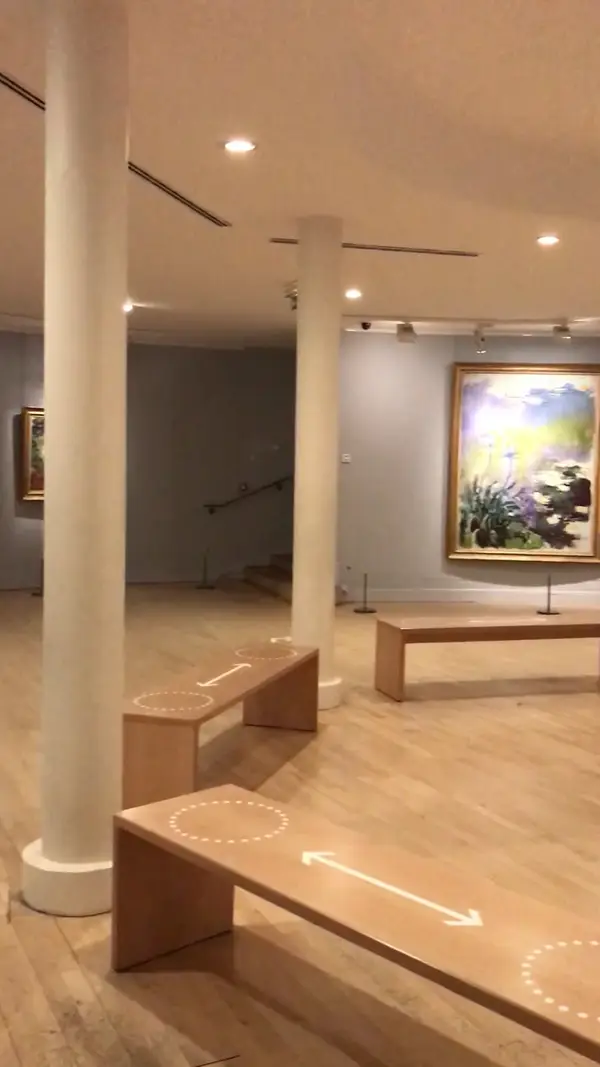 Interior at Musée Marmottan Monet Paris — travel photo