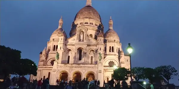 Interior at Basilique du Sacré-Cœur de Montmartre Paris — travel photo