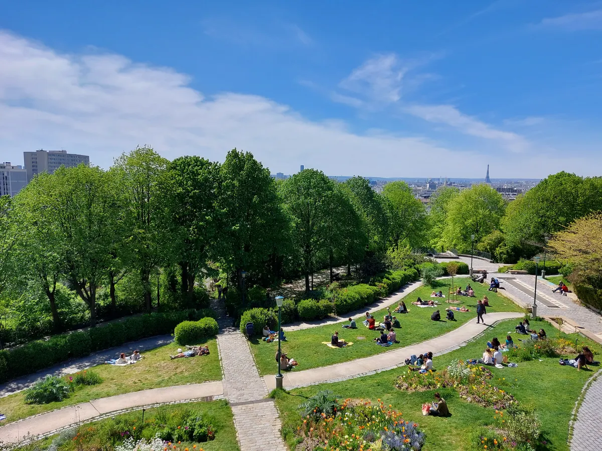 Belleville Park — romantic guide Paris