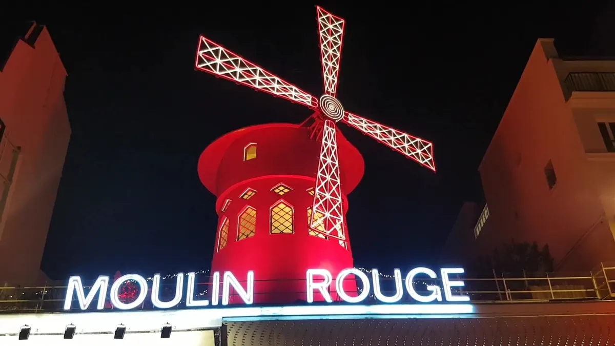 Interior at Moulin Rouge Paris — travel photo