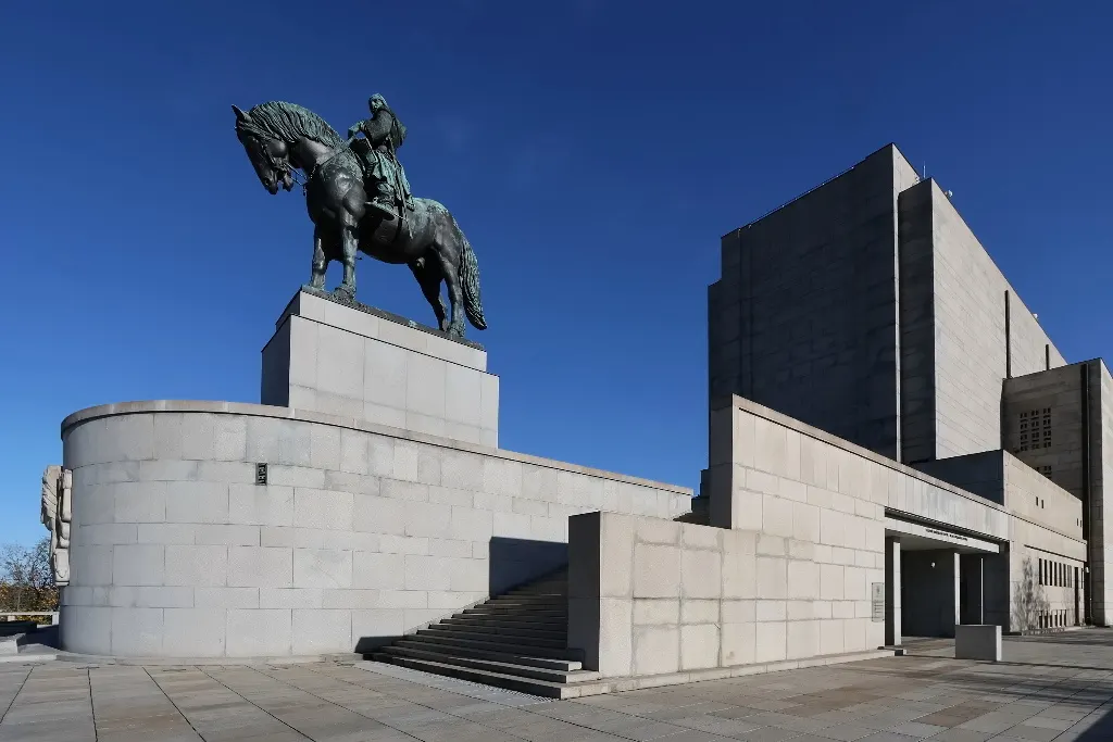 Around the area at National Monument at Vítkov Prague — travel photo