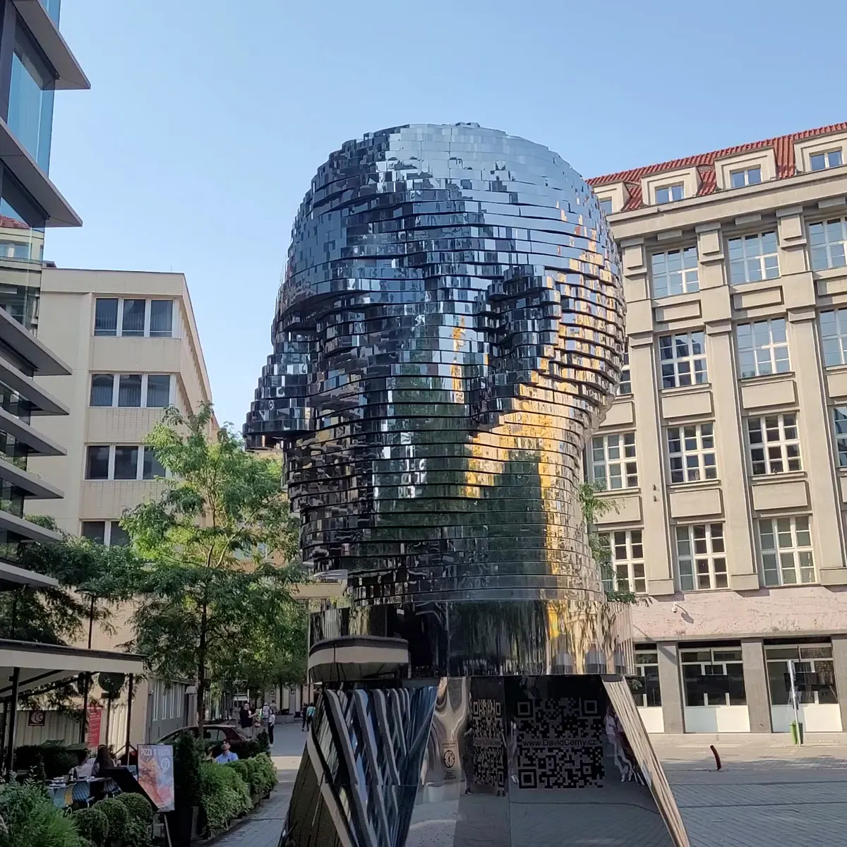 Interior at Franz Kafka - Rotating Head by David Cerny Prague — travel photo