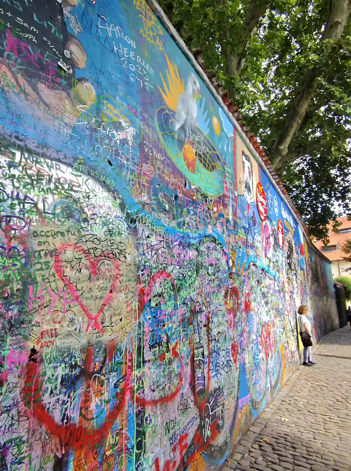 Interior at Lennon Wall Prague — travel photo