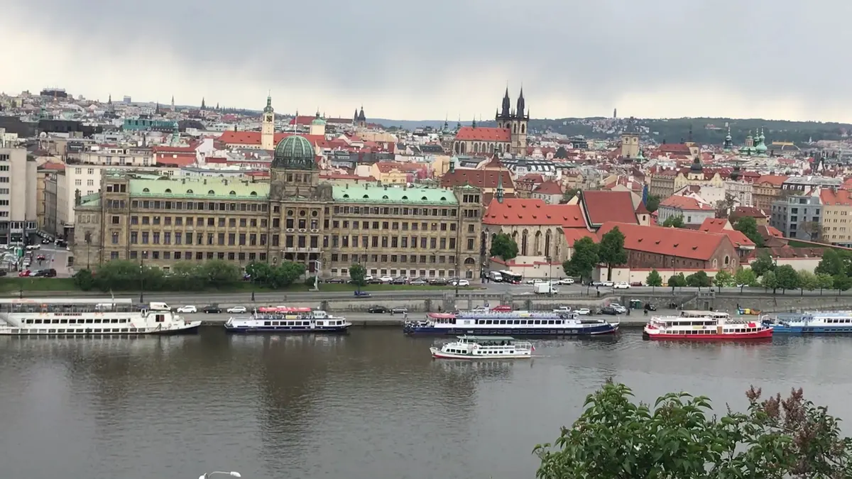 Interior at Letenské sady Prague — travel photo
