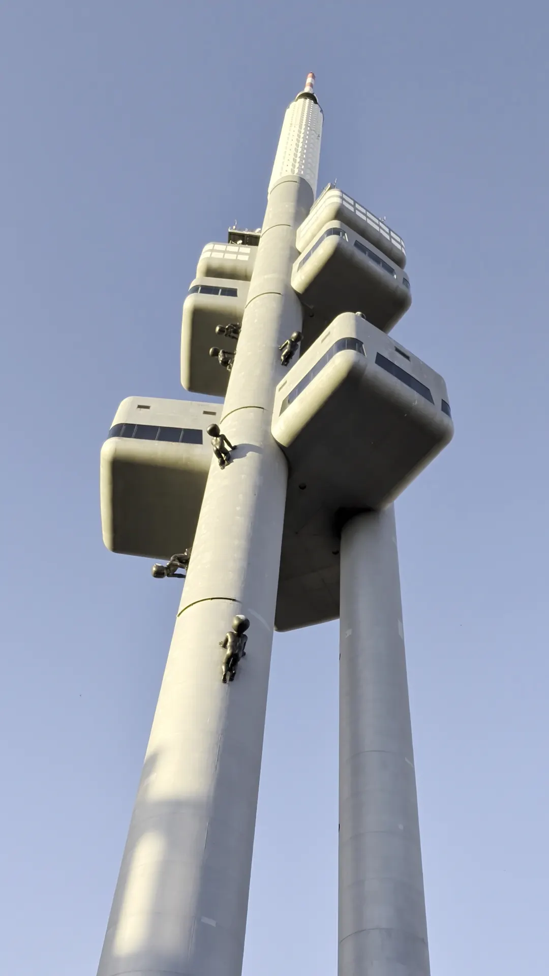 Interior at Žižkov Television Tower Prague — travel photo