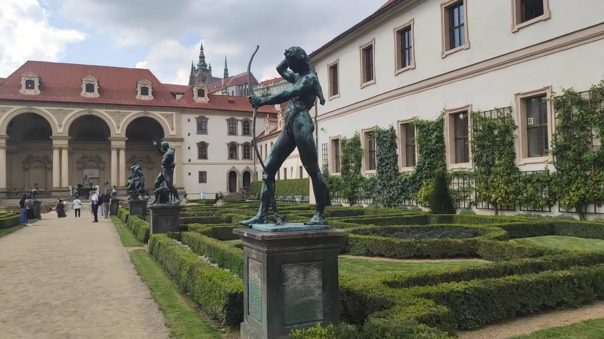 Around the area at Waldstein Garden Prague — travel photo