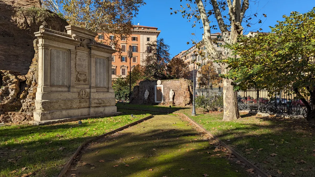 Around the area at Vittorio Emanuele II Square Rome — travel photo