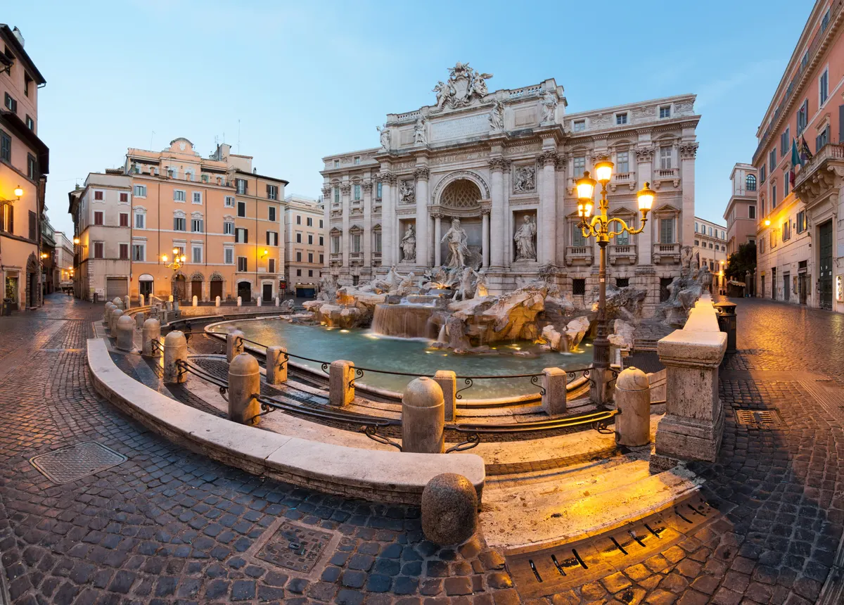 Details at Trevi Fountain Rome — travel photo