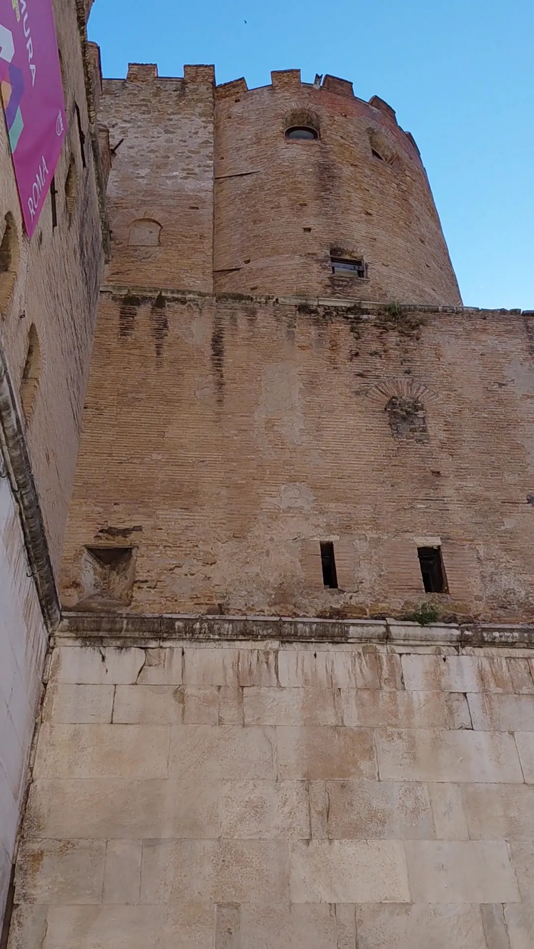 Details at Aurelian Walls Rome — travel photo