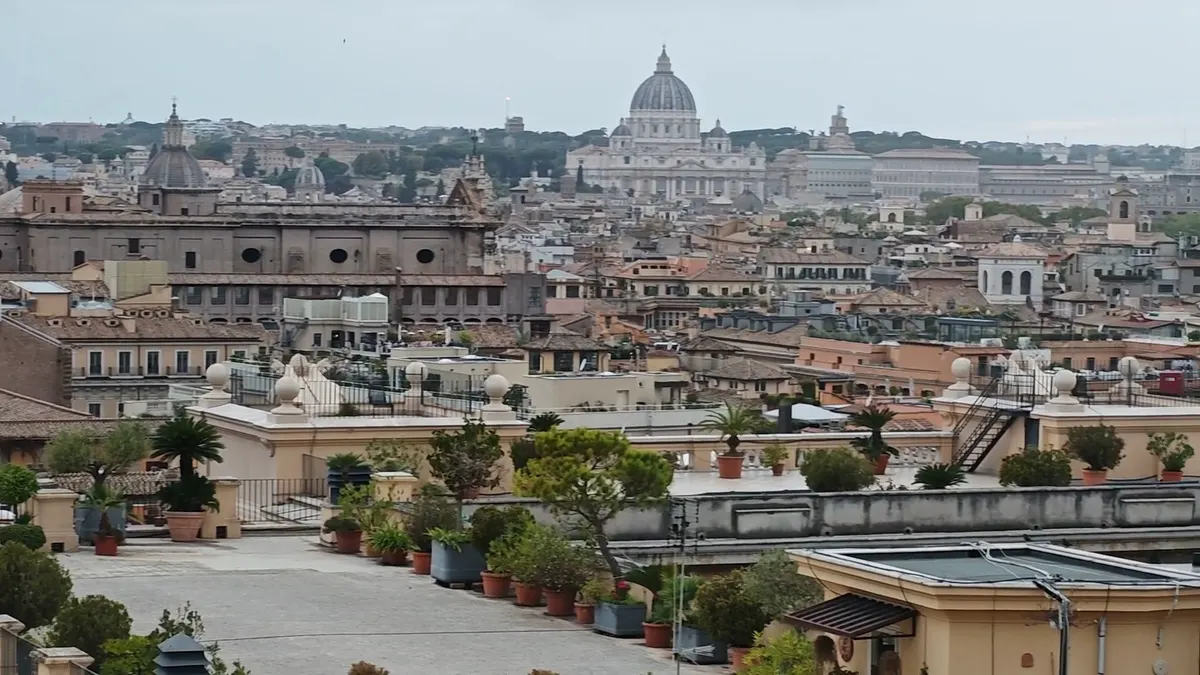 Interior at Scuderie del Quirinale Rome — travel photo
