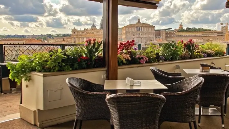 Interior at Terrazza Les Étoiles Rome — travel photo